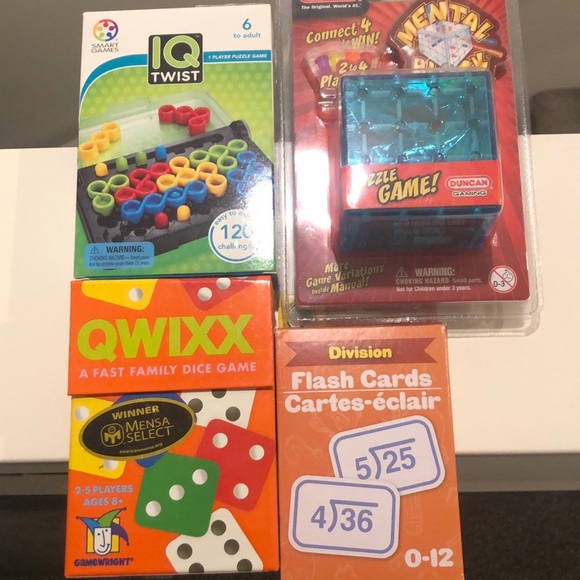 ❌SOLD❌NEW Bundle of 4x, 3 games + Flash Cards Ages 6-12 Great stocking stuffers! - Picture 2 of 10